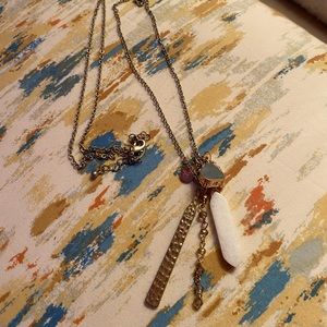 aeropostale boho stone/crystal necklace